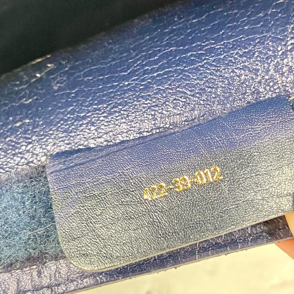 Gucci blue sherry line clutch crossbody bag - Picture 11 of 15